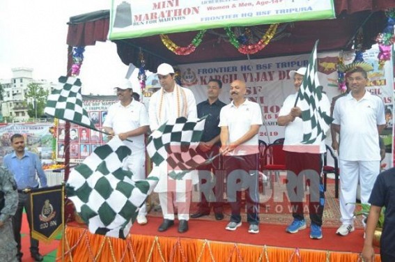 CM flags off Kargil Vijay Diwas marathon organized by BSF